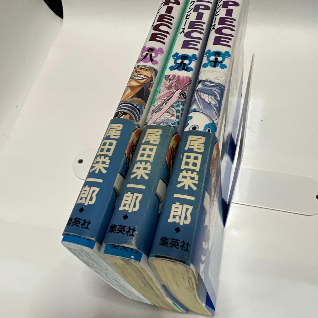初版 帯付 ONE PIECE ワンピース 8巻 9巻10巻 スクラッチ