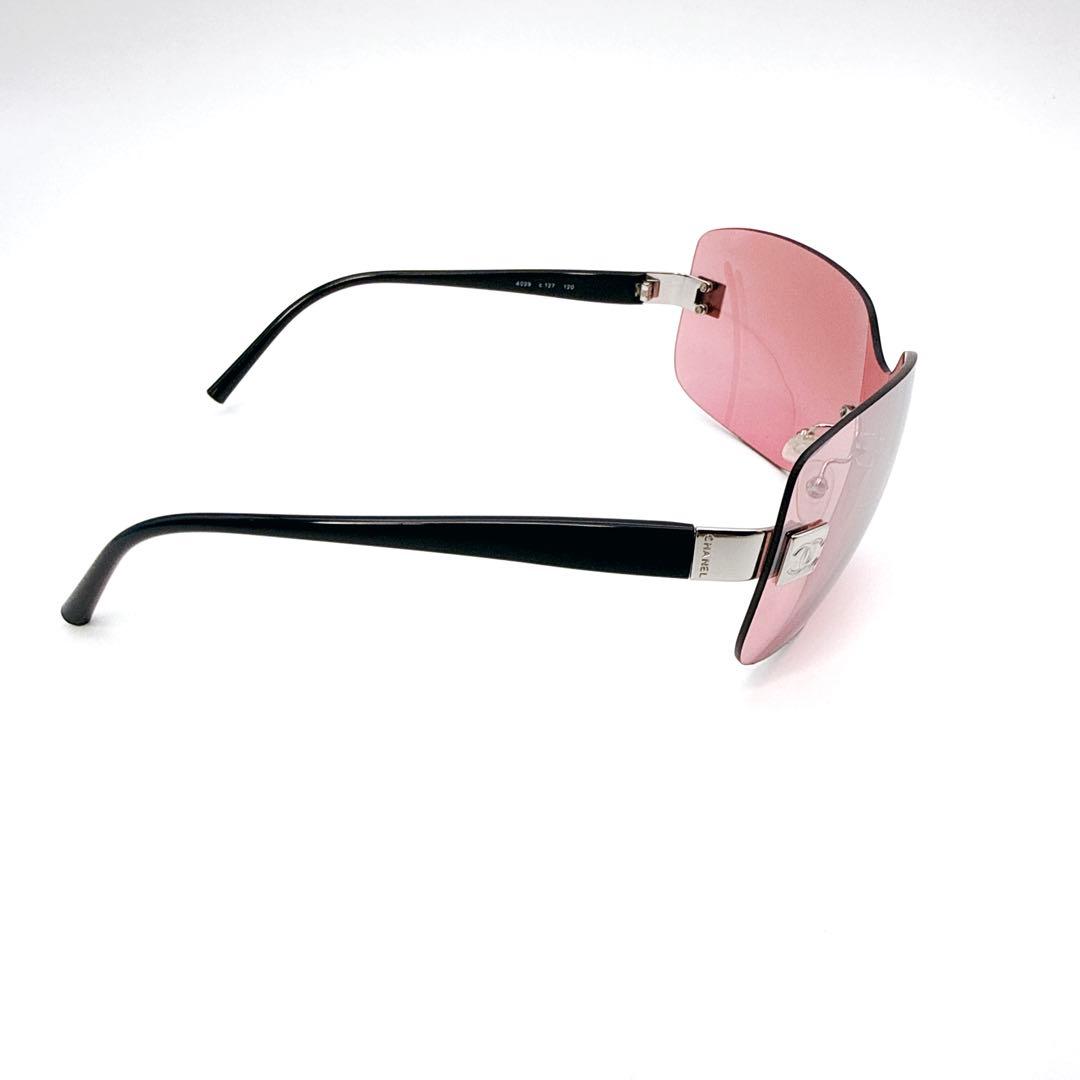 小物 CHANEL Rimless Coco Mark Logo Sunglasses