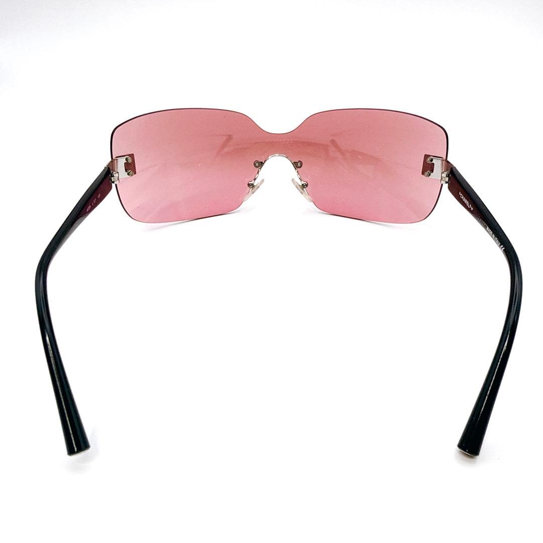 小物 CHANEL Rimless Coco Mark Logo Sunglasses