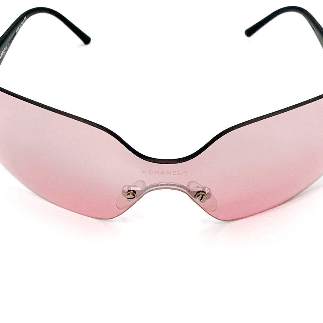小物 CHANEL Rimless Coco Mark Logo Sunglasses