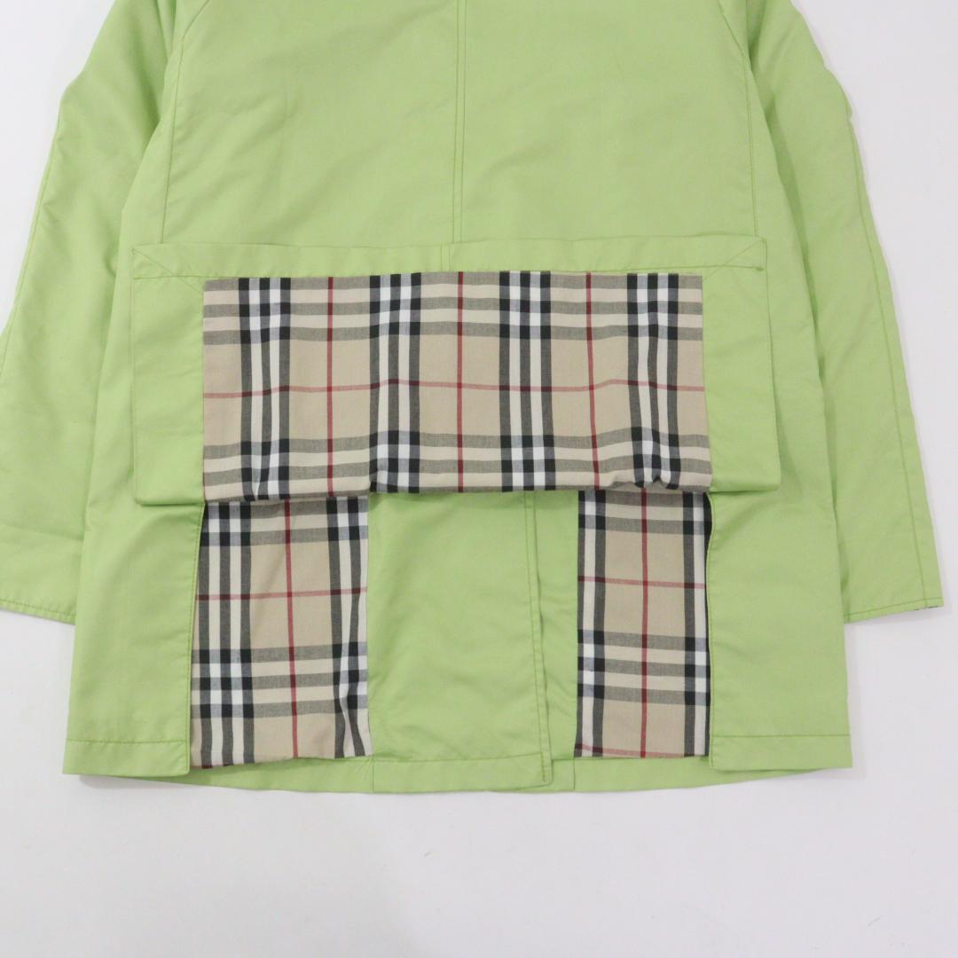 【美品】Burberry London コート ノバチェック パステルグリーン