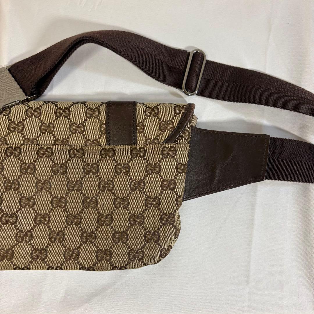 【即日発送】GUCCI グッチ GG キャンバス ボディバッグ ウエストバッグ