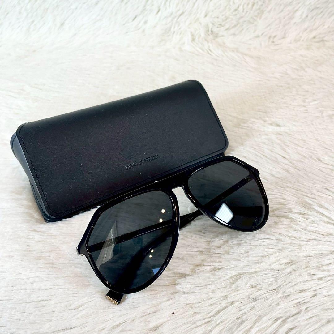 極美品　DOLCE＆GABBANA　DG4341　ブラックレンズ・フレーム