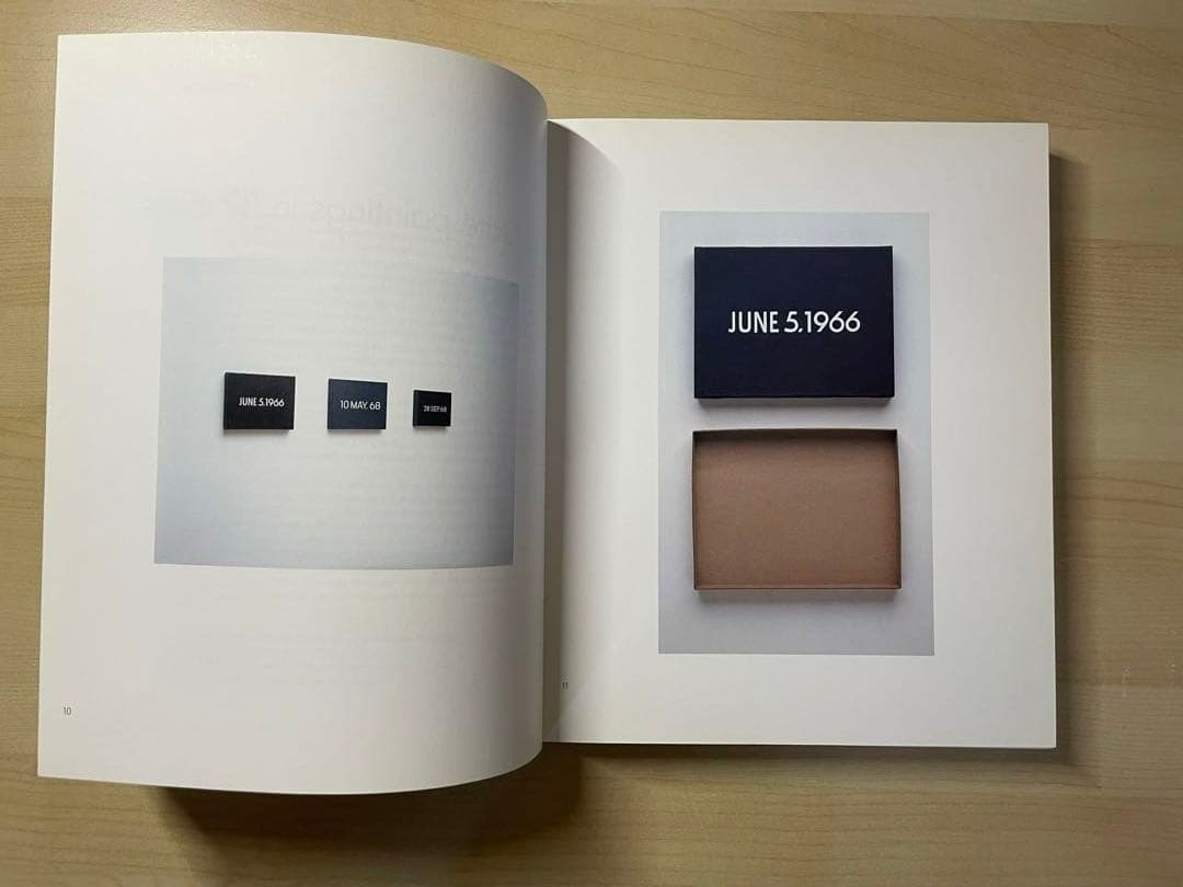 アート・デザイン・音楽 On Kawara Date paintings in 89 cities