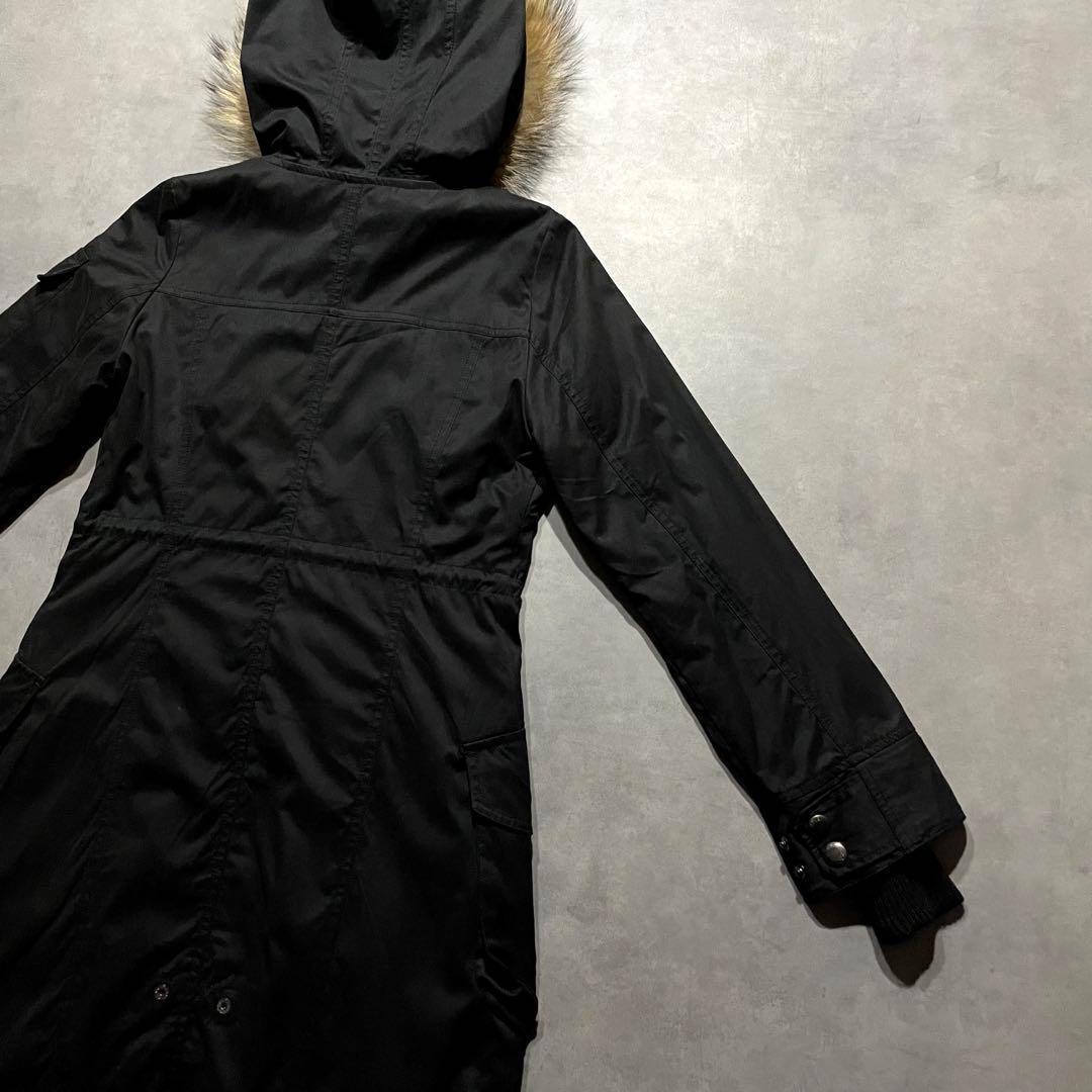 ジャケット・アウター 00s black military fur coat y2k vkei m65