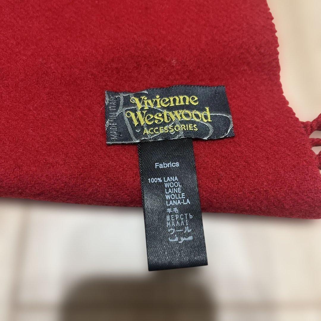 Vivienne Westwood レッド　ボルドー　マフラー