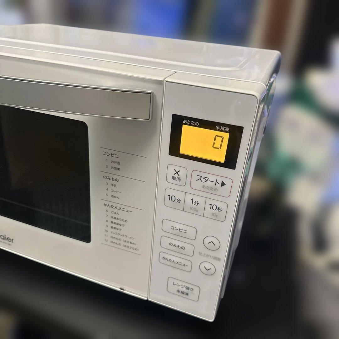 美品　2021年製 Haier フラット電子レンジ JM-FH18H