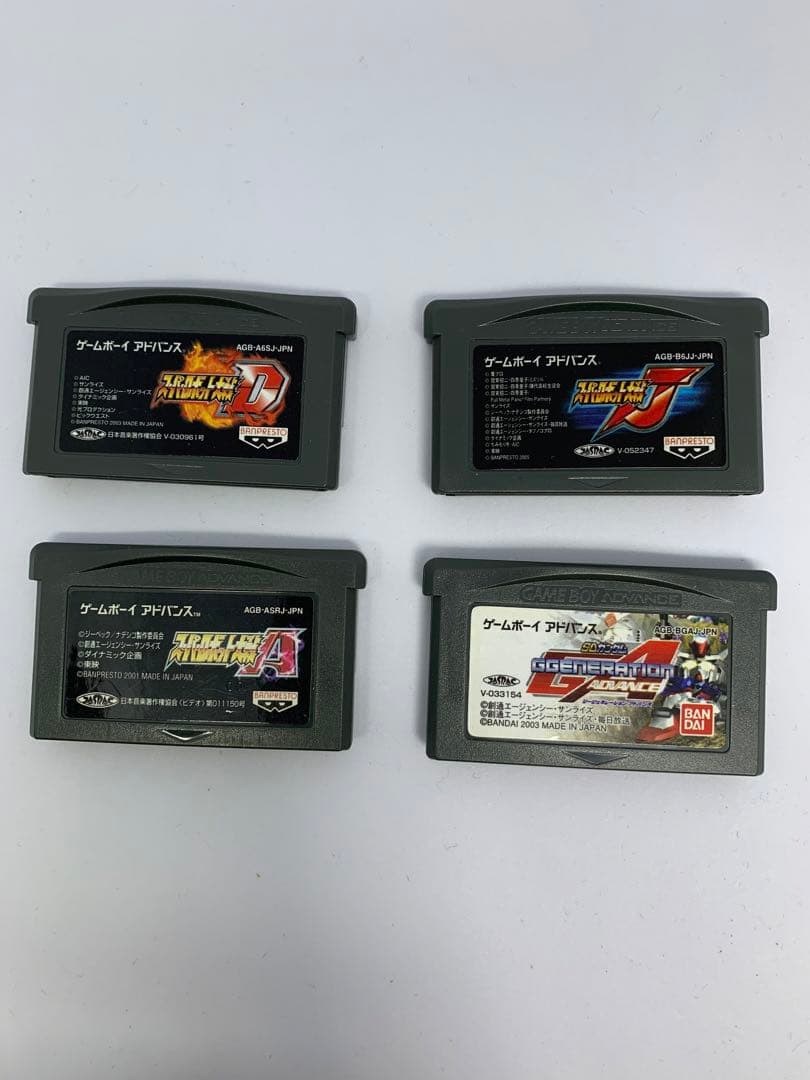 ゲームボーイ　アドバンス　スーパーロボット大戦 SDガンダム　5点セット