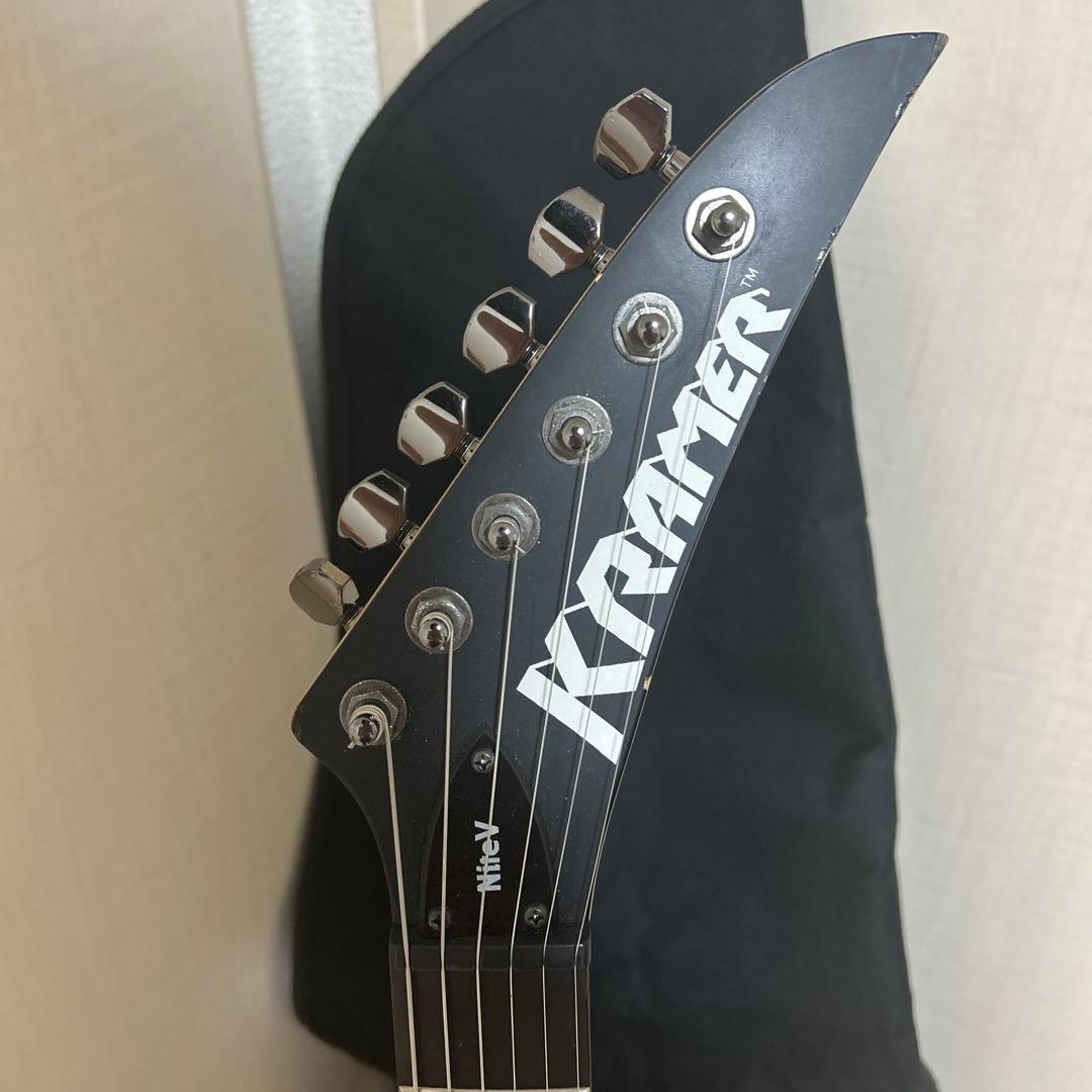 プ*蛛様 kramer NITE V Flying V フライングV エレキギタ