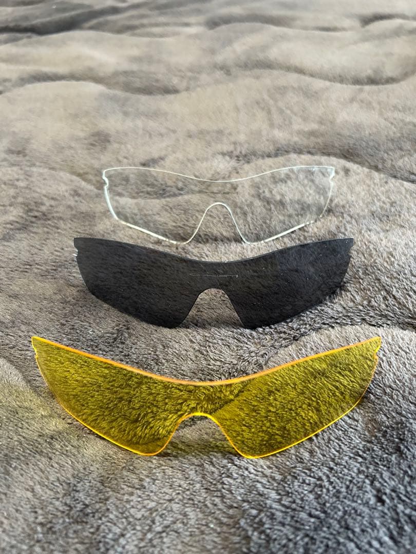 Oakley サングラス オレンジ フレーム 交換レンズ付き