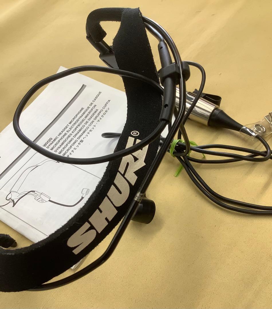 SHURE WH20 ダイナミック型ヘッドセットマイク