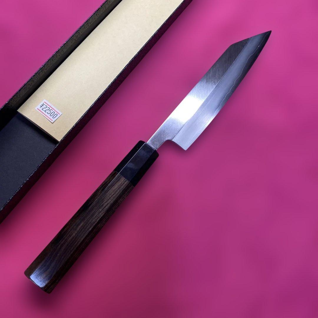 銀三　両刃特製万能型ペティ包丁　150㎜ 5寸