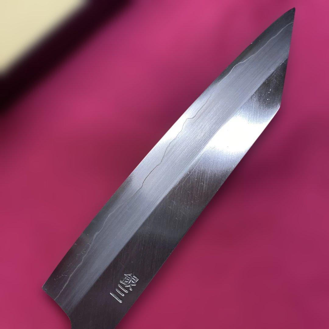 銀三　両刃特製万能型ペティ包丁　150㎜ 5寸