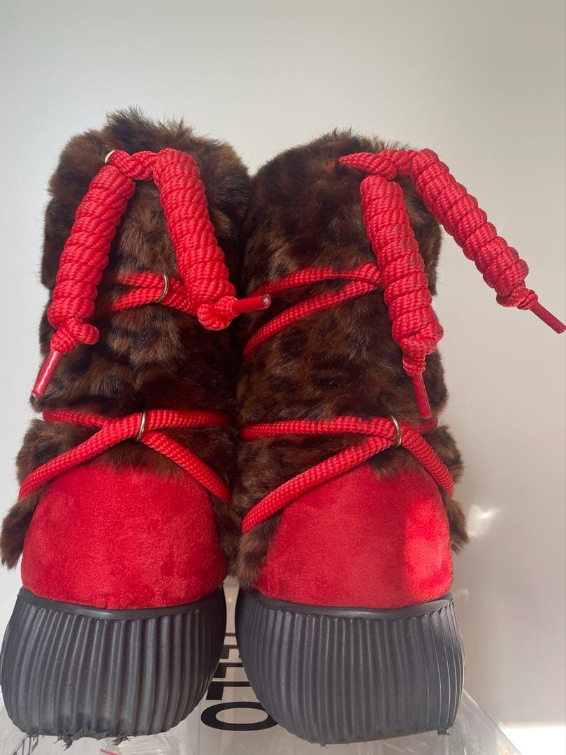 YELLO PAOTU FAUX FUR BOOTS Sサイズ