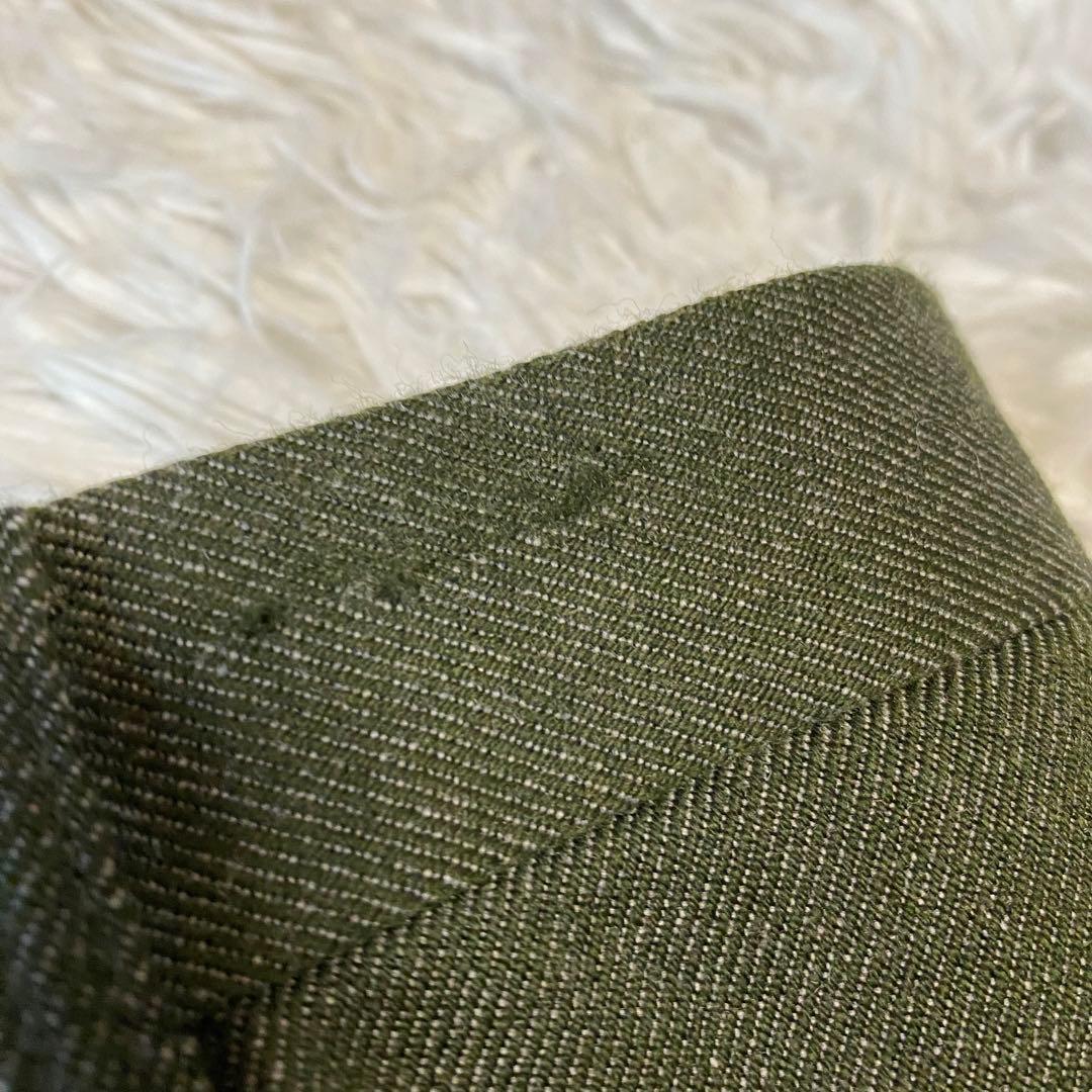 Suit Select ダブル　セットアップ　スーツ　カーキ