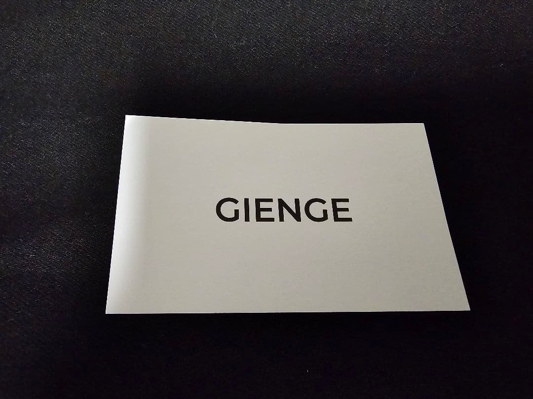 GIENGE ミドルライズ ステッチ フレアデニム