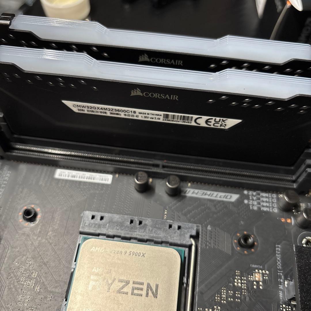 マザボ、CPU、メモリセット