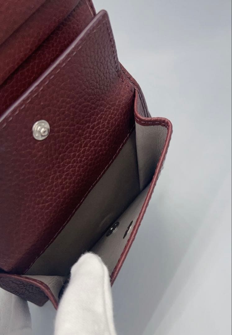 【未使用✨】HIROFUヒロフ 二折り財布 レザーウォレット　ダークブラウン