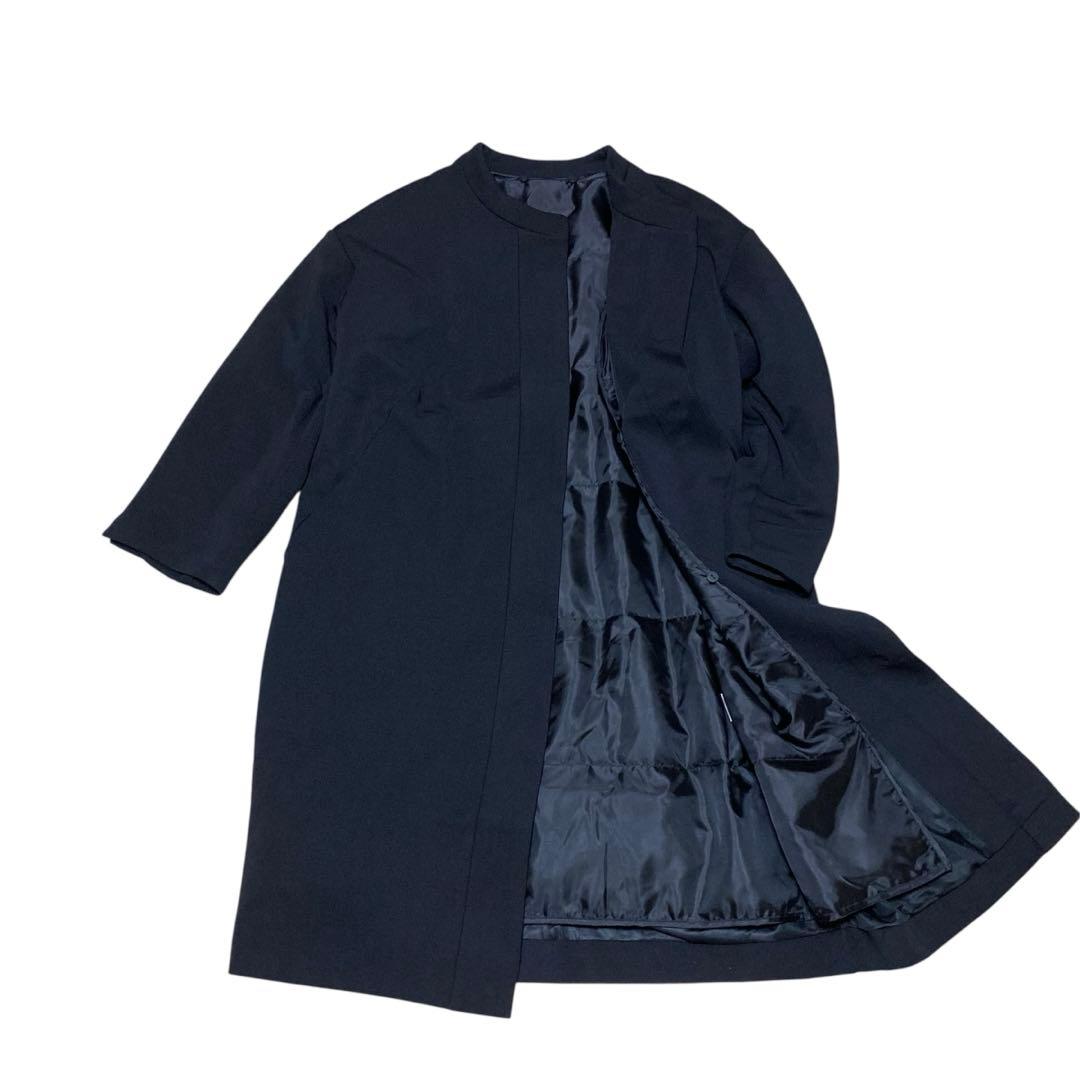 美品 MINAKO YOKOMORI コクーンコート ダウンライナー付き Ｌ