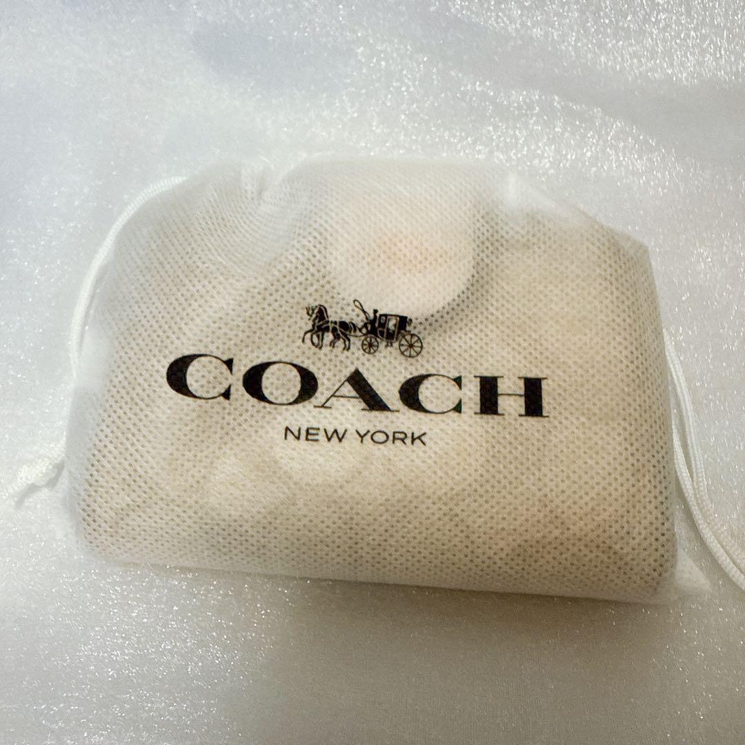 COACH 二つ折り財布 ベージュ モノグラム