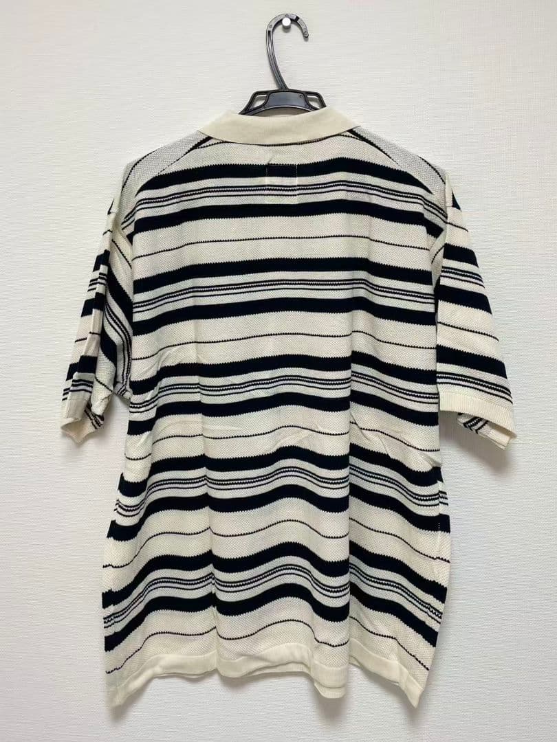 トップス nanamica Stripe Polo Sweater