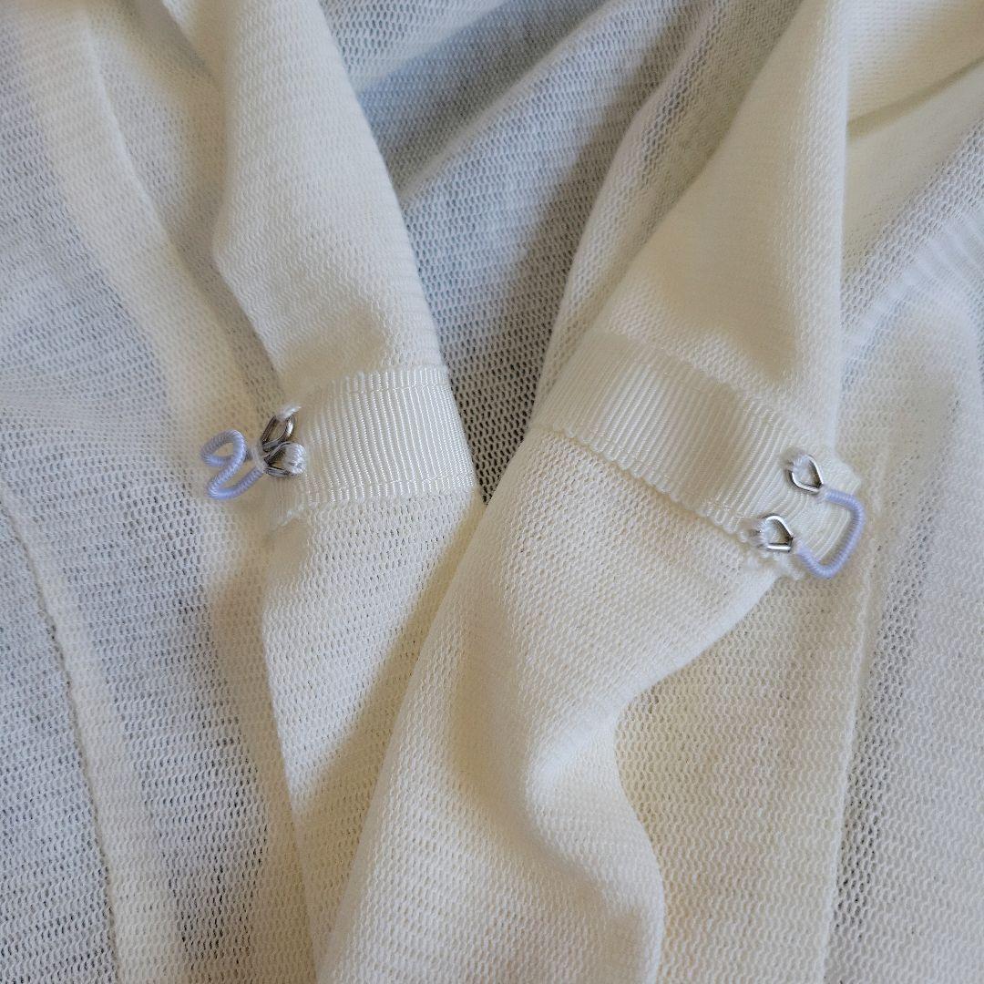 【新品】zoe sunshade hoodie / white カーディガン