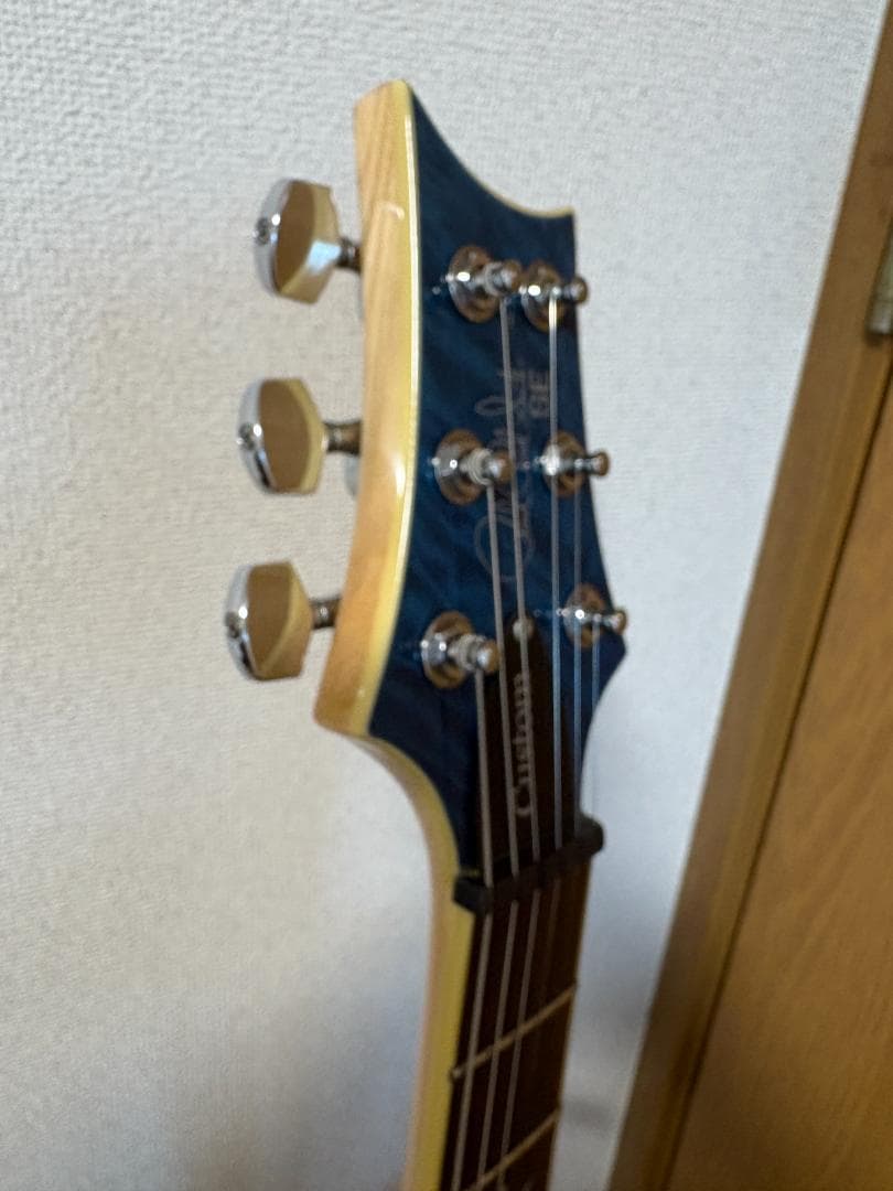 ギター PRS SE Custom 24 Quilt Maple LimitedBlue