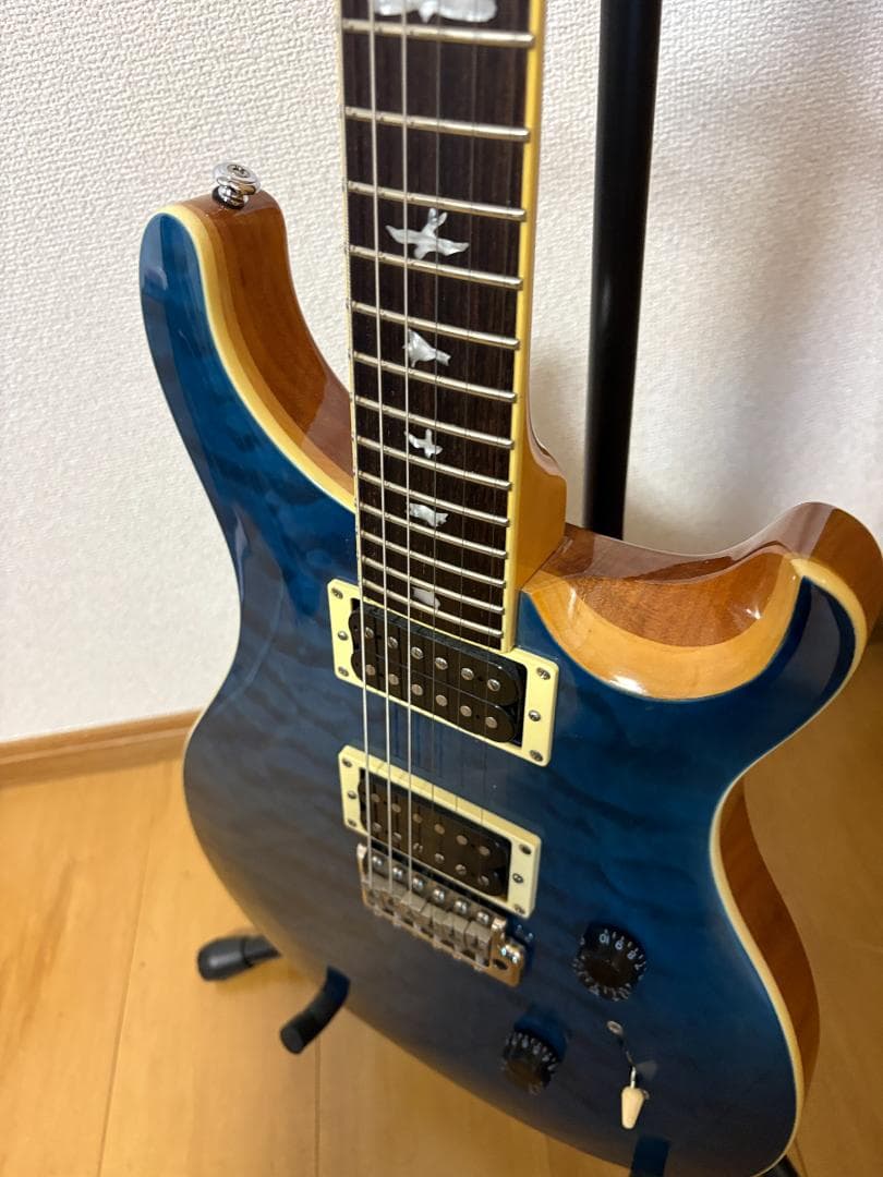 ギター PRS SE Custom 24 Quilt Maple LimitedBlue