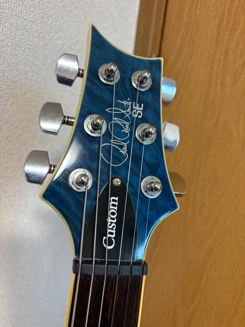 ギター PRS SE Custom 24 Quilt Maple LimitedBlue