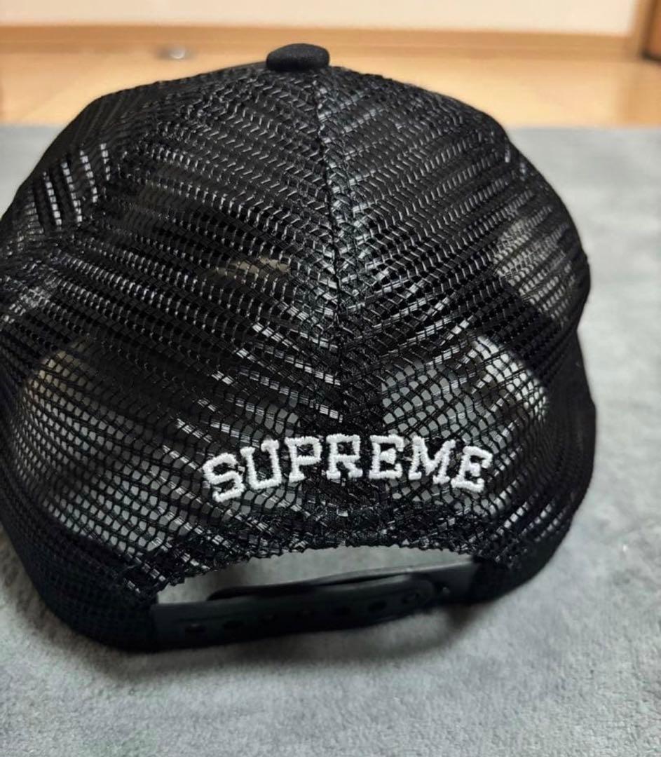 supreme メッシュキャップ 黒