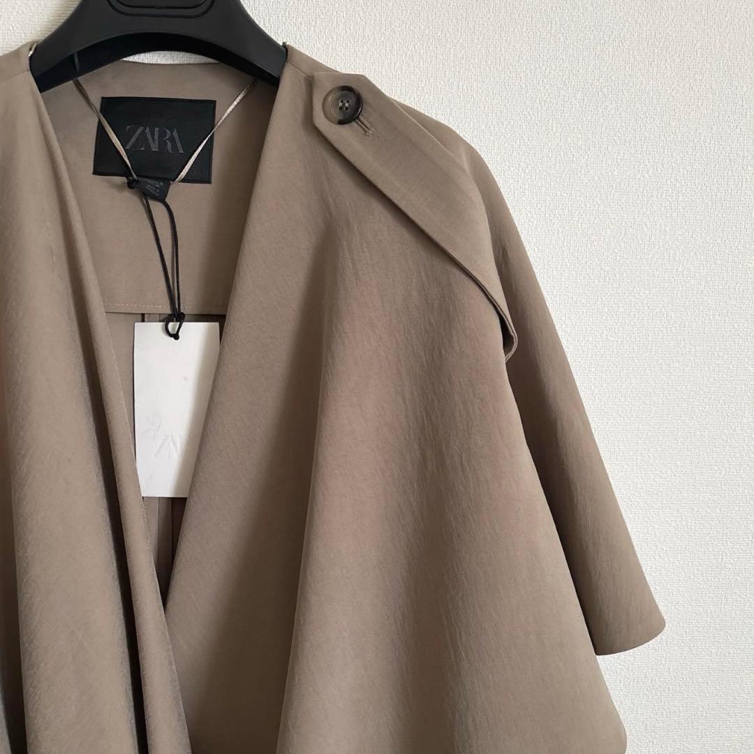 ZARA ZW COLLECTION ショートフルイドトレンチコート