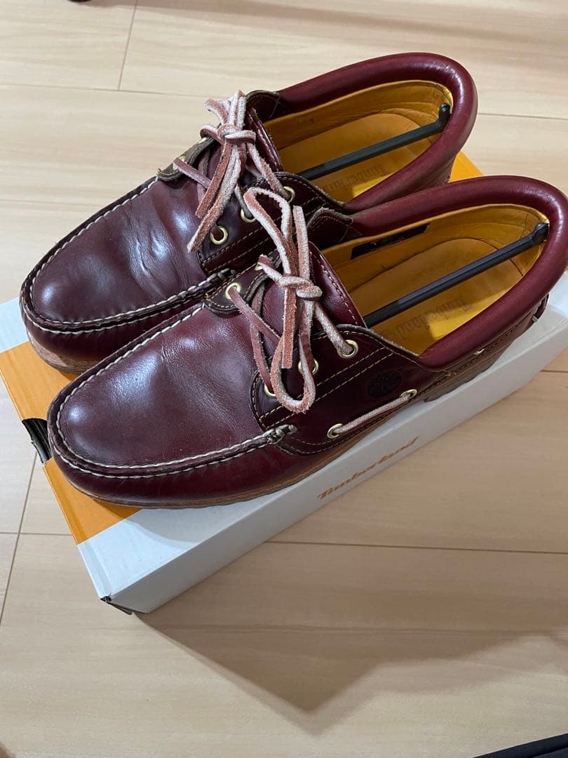 靴 Timberland 3eye burgundy
