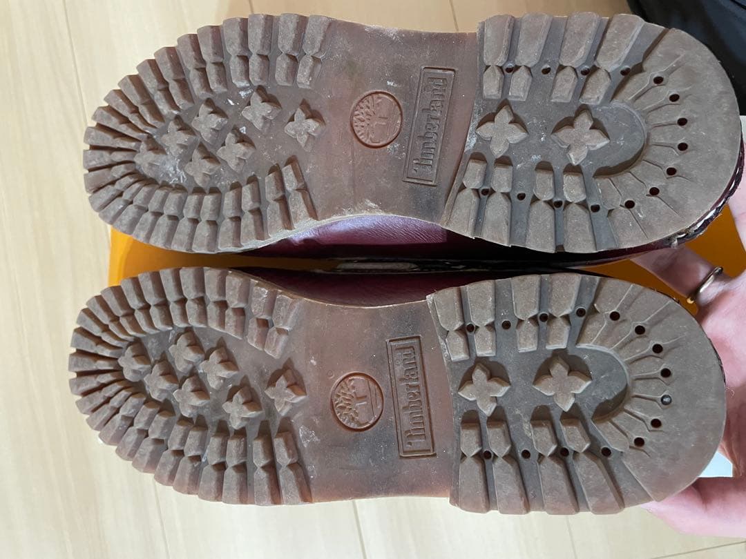 靴 Timberland 3eye burgundy