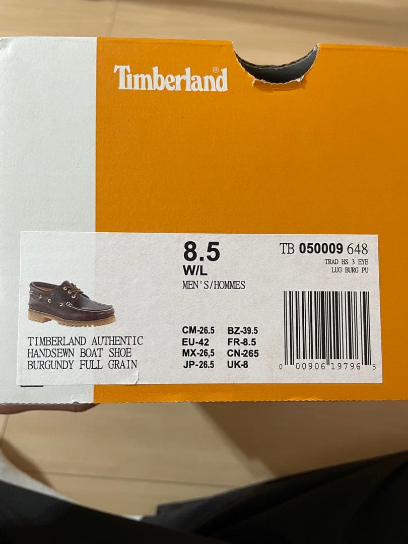 靴 Timberland 3eye burgundy