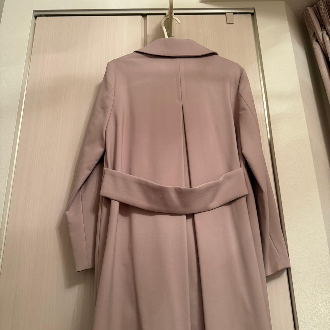 JUSGLITTY ダブルブレスト ロングコート