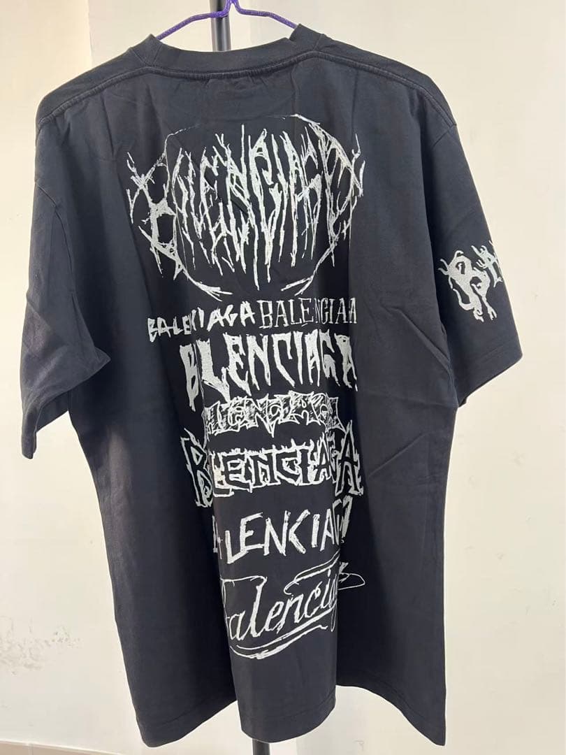 BALENCIAGA ロゴ Tシャツ ブラック　新品同様