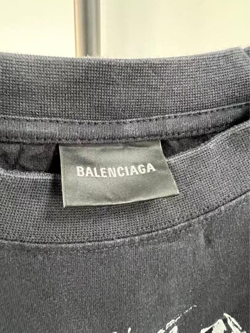 BALENCIAGA ロゴ Tシャツ ブラック　新品同様
