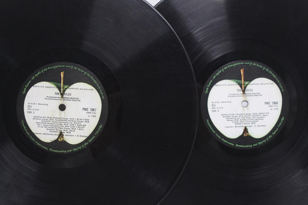 英LP The Beatles White Album UK盤 ステレオ