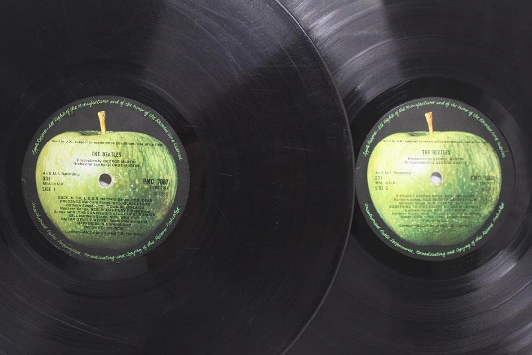 英LP The Beatles White Album UK盤 ステレオ
