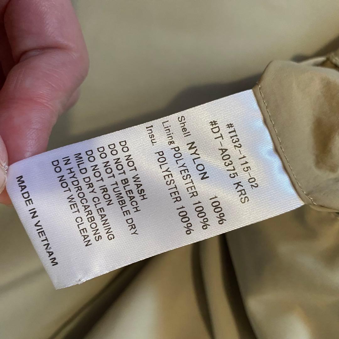 ダントンDANTON NYLON TAFFETA INSULATION COAT