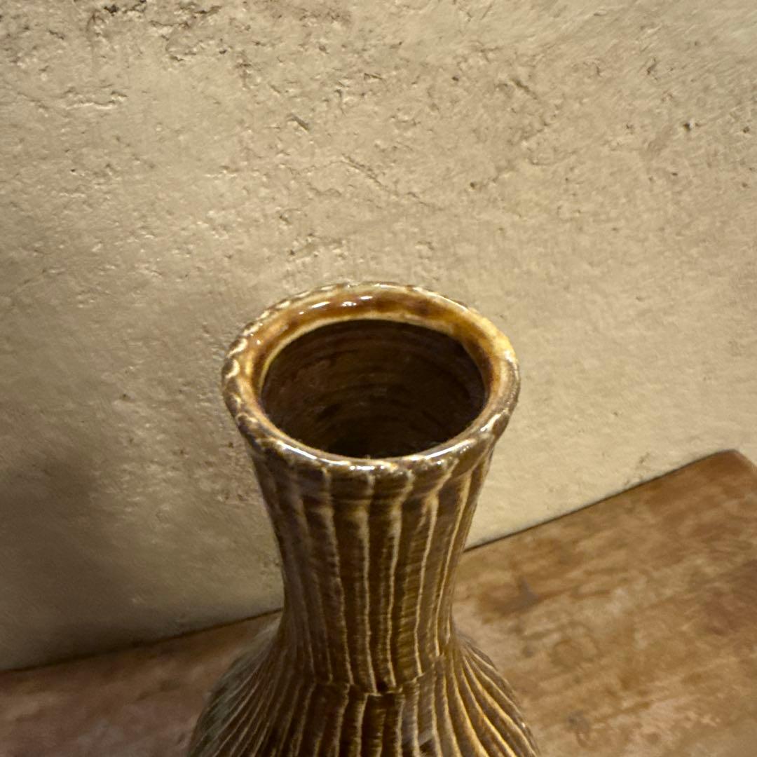 高さ25cm 小鹿田焼　花器　花瓶　民藝　バーナードリーチ