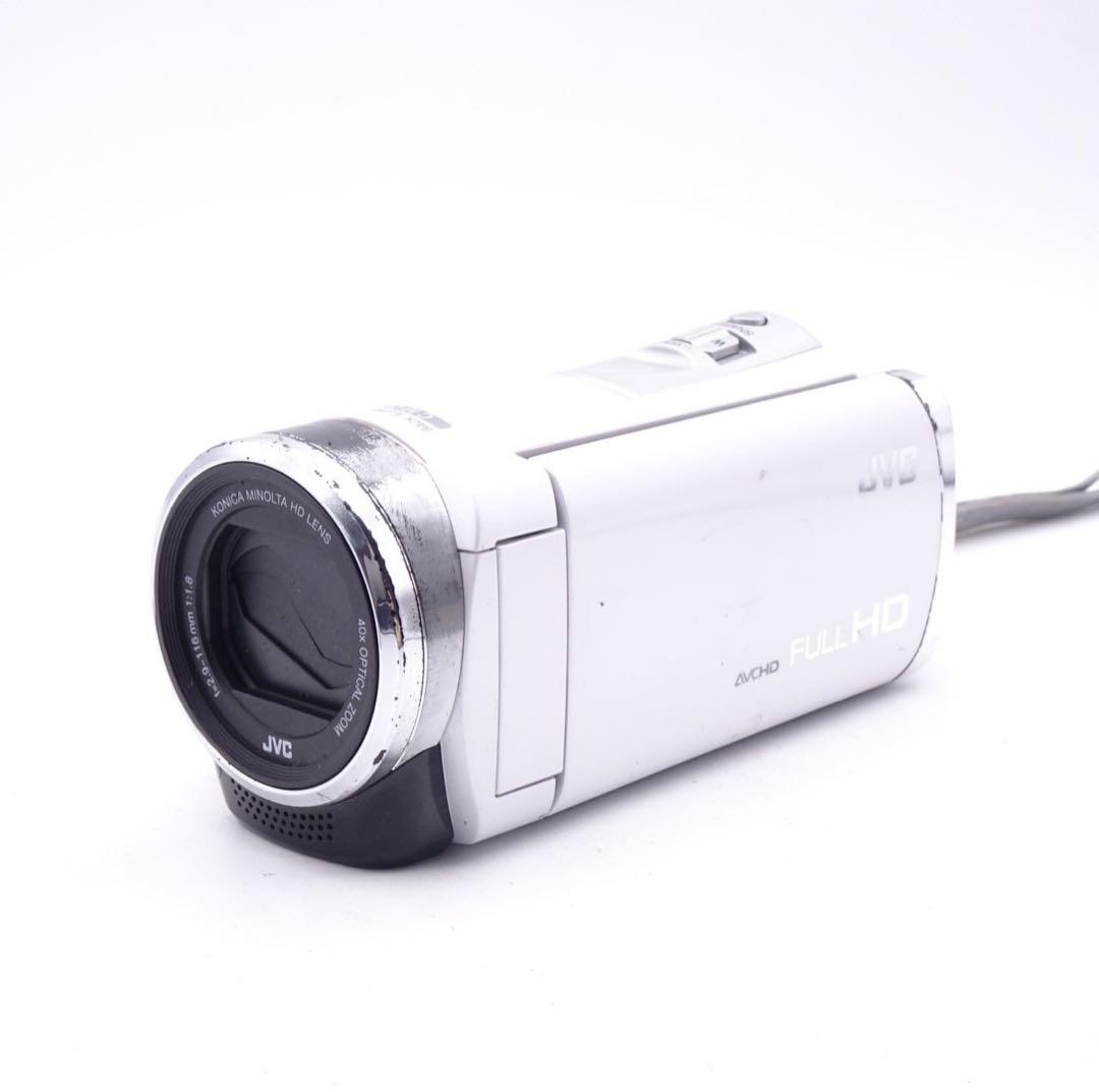 【 動作確認済 】 JVC AVCHD ビデオカメラ GZ-E770-W