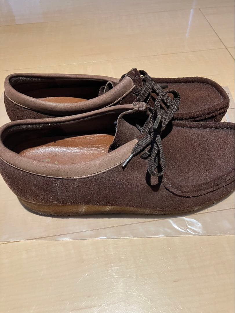 97年製Clarks クラークス ワラビー 8M ブラウン スエード 激レア