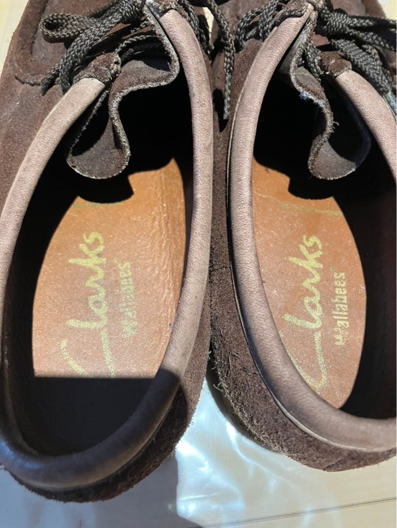 97年製Clarks クラークス ワラビー 8M ブラウン スエード 激レア