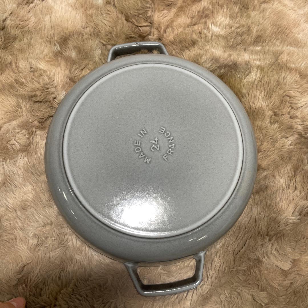 staub ブレイザー ソテーパン グレー24cm 2.4L 40511-471