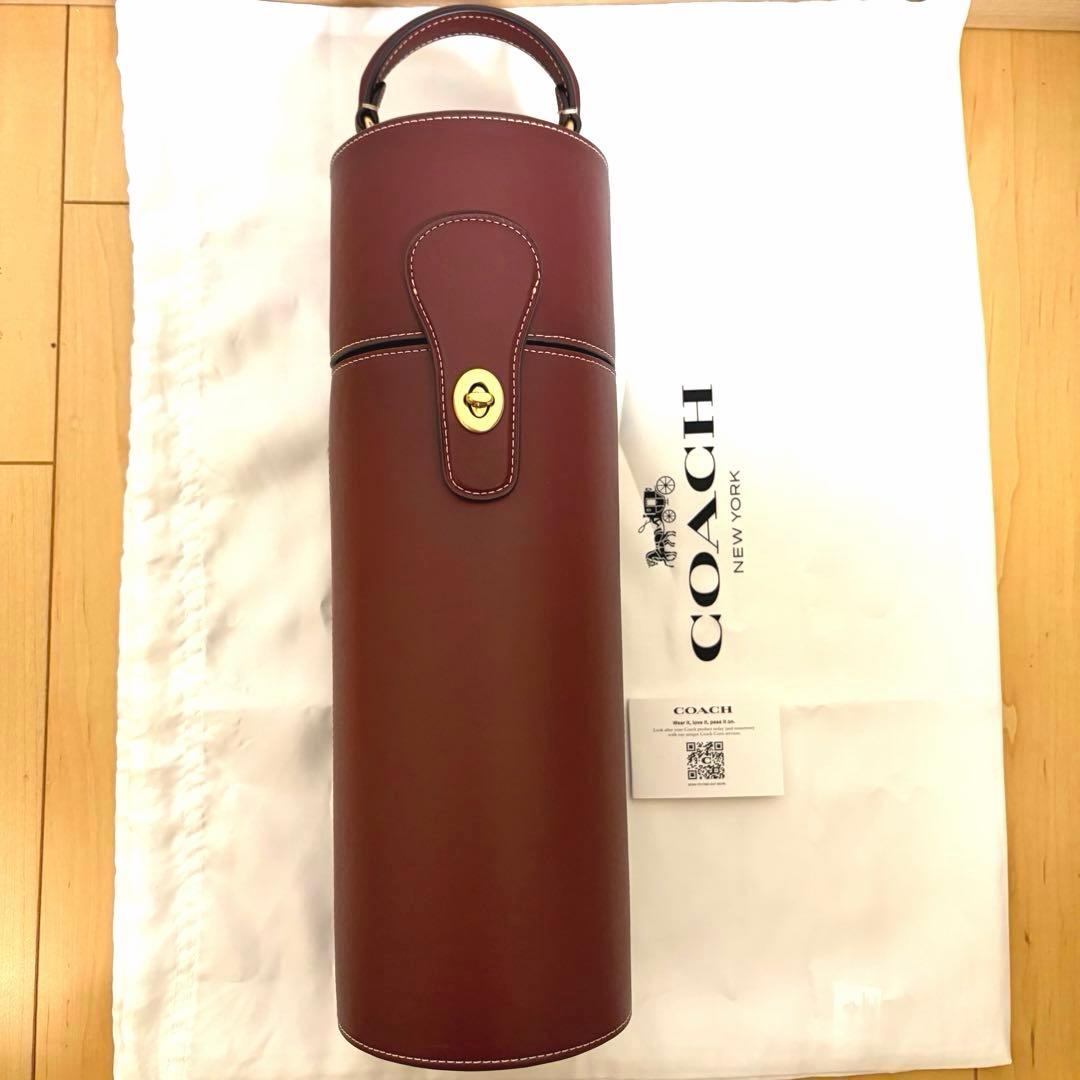 COACH　コーチ　ワインボトルケース　レザー