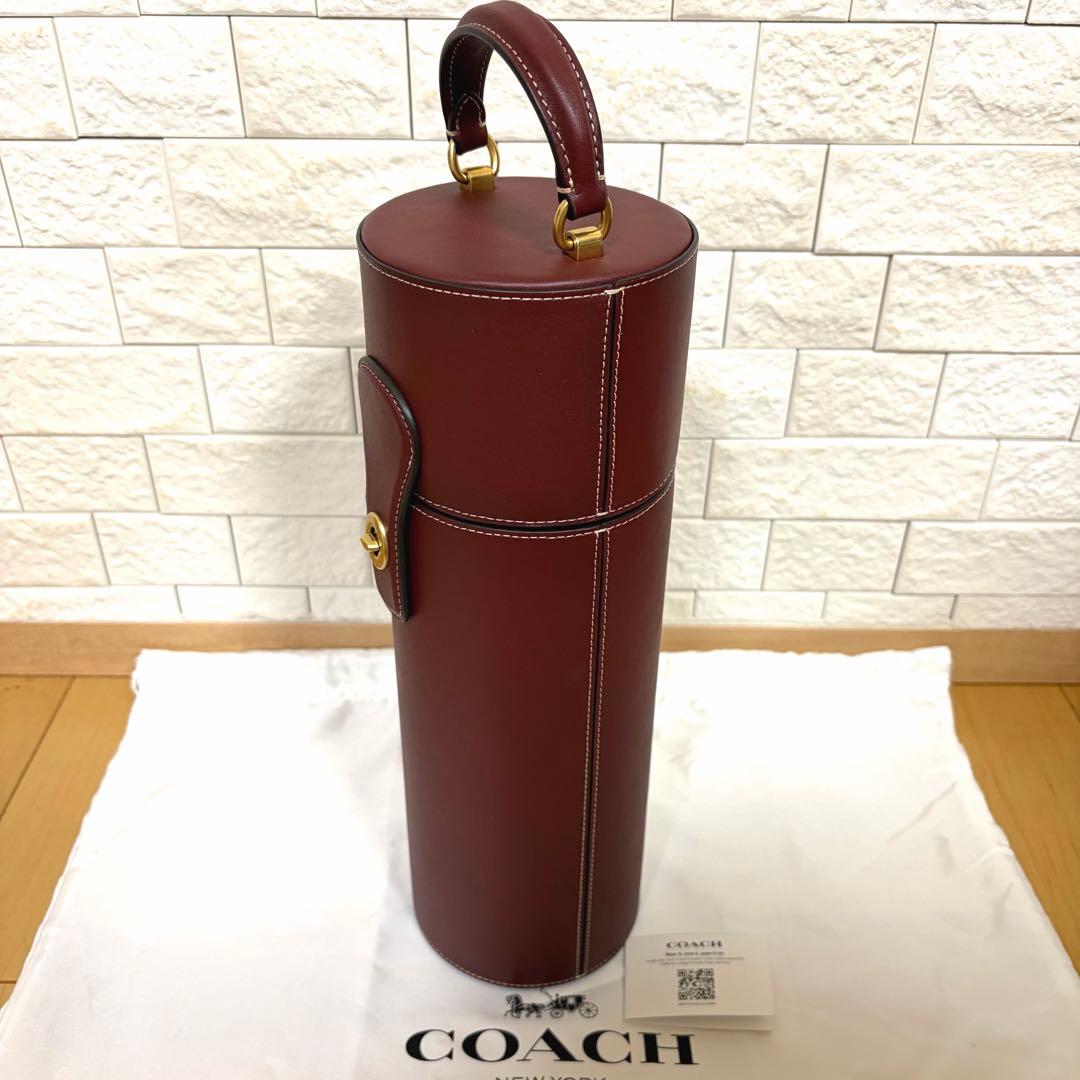 COACH　コーチ　ワインボトルケース　レザー