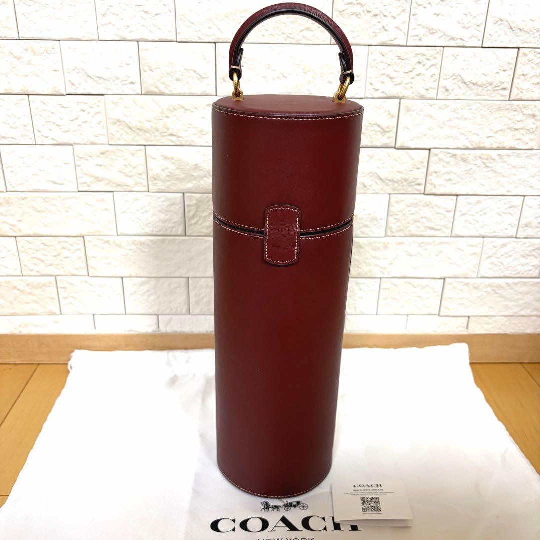 COACH　コーチ　ワインボトルケース　レザー