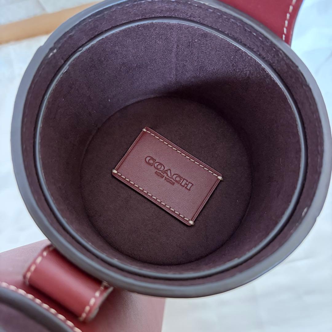 COACH　コーチ　ワインボトルケース　レザー