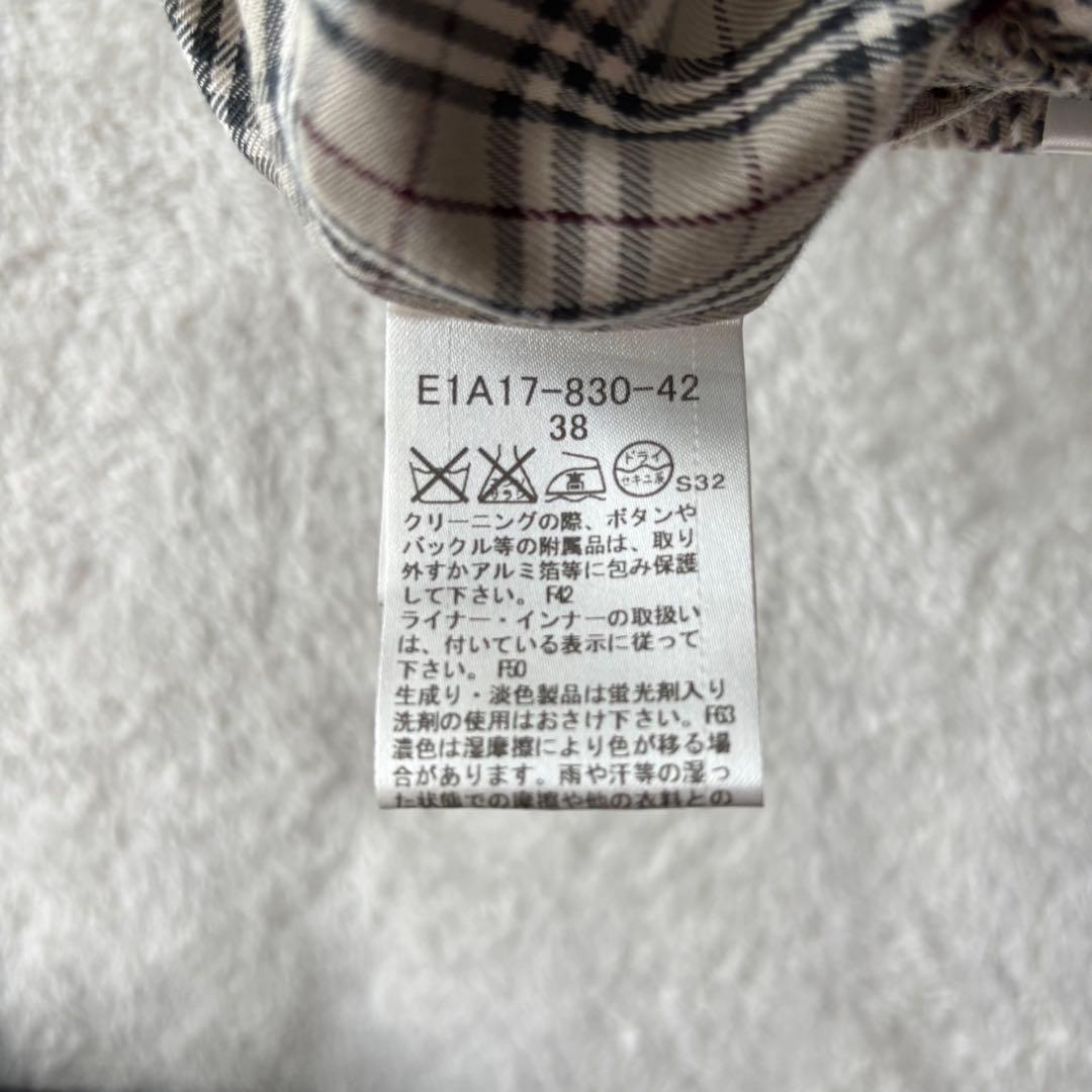 ✨️美品✨️ バーバリーブルーレーベル トレンチコート ライナー ノバチェック